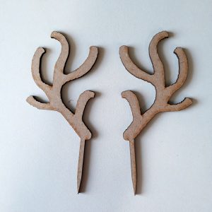 REINDEER ANTLERS Cake Topper