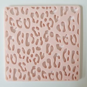 LEOPARD PRINT  CUT OUT 8CM SQUARE