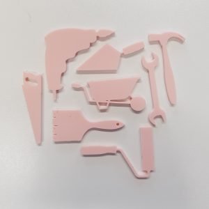 DECORATOR TOOL SET FONDANT CAKE STAMP 4CM & 5CM (COLOURS MAY VARY)