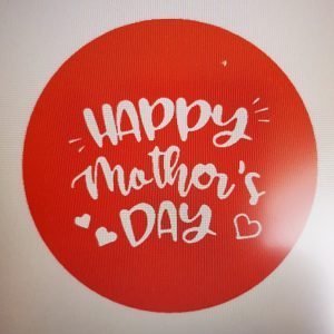 HAPPY MOTHERS DAY   EMBOSSER STAMP (HAPPY)