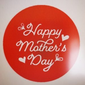 HAPPY MOTHERS DAY   EMBOSSER STAMP (LOVE)